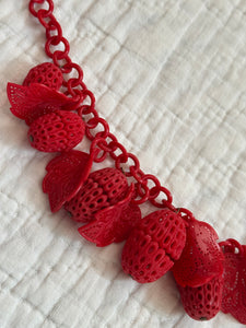 Vintage Celluloid Charm Necklace