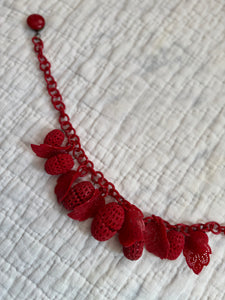 Vintage Celluloid Charm Necklace