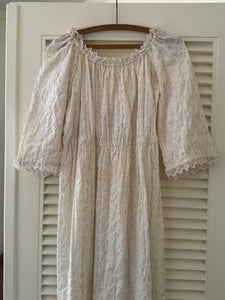 Vintage Eyelet Maxi Dress