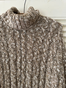 Vintage Oatmeal Sweater Dress