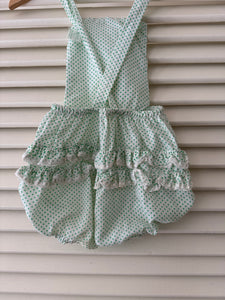 Vintage Baby Polka Dot Romper