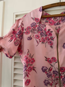 Vintage 40s Floral Dress