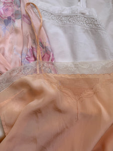 Vintage Peach Slip Dress