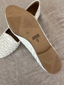 Vintage Leather Woven Flats (9.5)