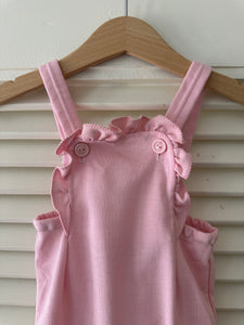 Vintage Pink Ruffle Carters Jumpsuit