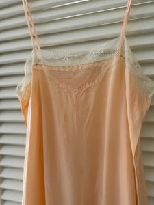 Vintage Peach Slip Dress