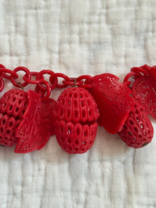 Vintage Celluloid Charm Necklace