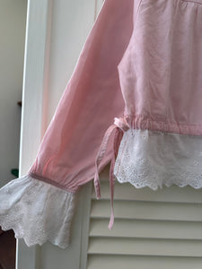 Vintage Pink Eyelet Blouse