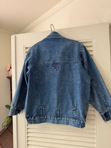 Vintage Star Studded Denim Jacket