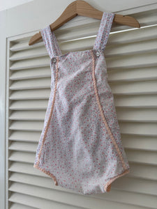 Vintage Baby Feedsack Romper