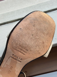 Vintage Saks Fifth Avenue Folio Sandals