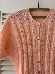 Vintage Pink Cardigan