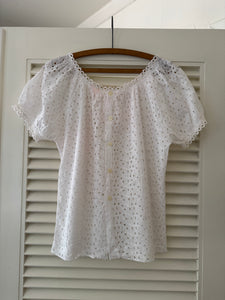 Vintage Eyelet Blouse